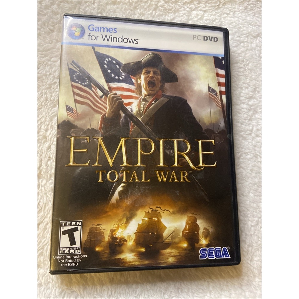 Empire Total War PC CD ROM DVD 2- Disc Set Complete CIB‎  Map Included
